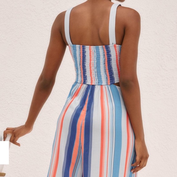 Anthropologie The Piper Bandeau Cutout Jumpsuit Size XL - Picture 4 of 5